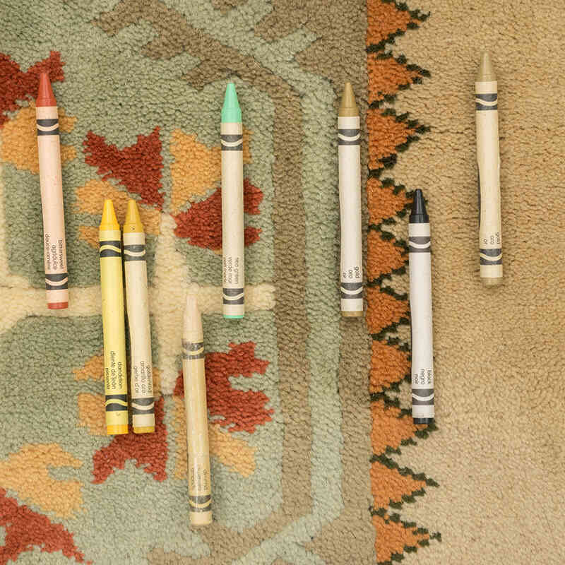 Alfombra Vintage Turca Anudada a Mano - 122 cm x 194 cm - K0080101