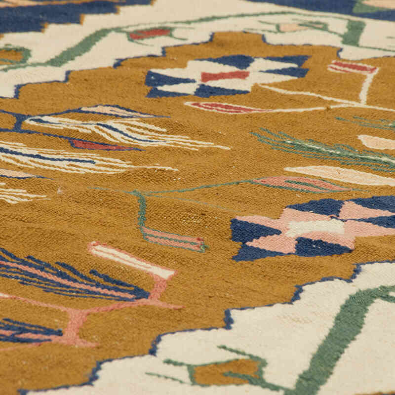 New Handwoven Turkish Kilim Rug - 3' 8" x 5' 6" (44" x 66") - K0080102