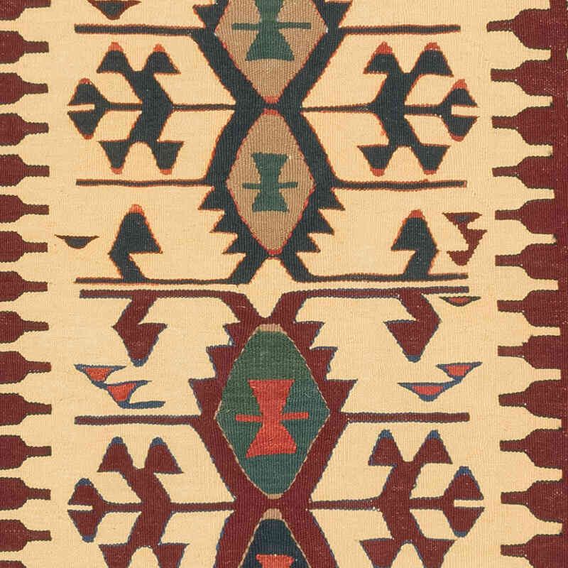 Yeni Kök Boya El Dokuma Kilim - 112 cm x 177 cm - K0080103