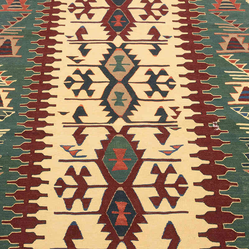 Yeni Kök Boya El Dokuma Kilim - 112 cm x 177 cm - K0080103