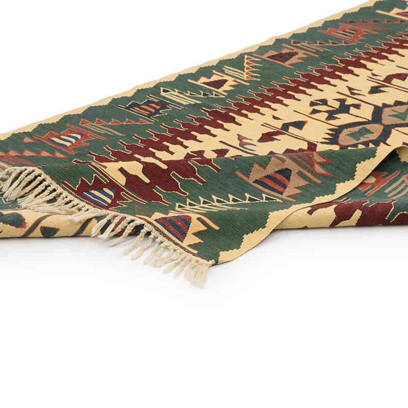 Yeni Kök Boya El Dokuma Kilim - 112 cm x 177 cm - K0080103