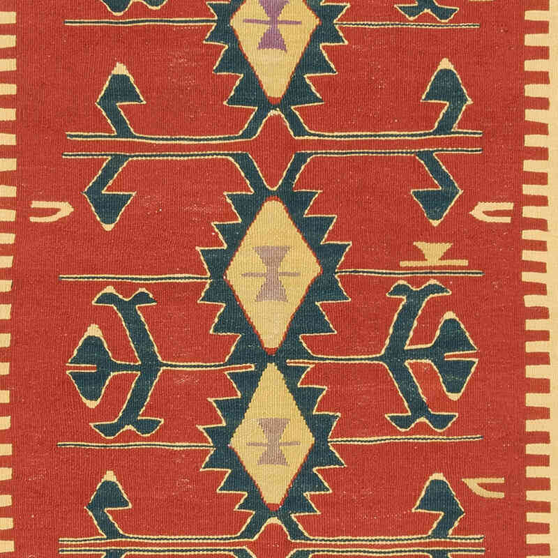 New Handwoven Turkish Kilim Rug - 3' 9" x 5' 9" (45" x 69") - K0080104