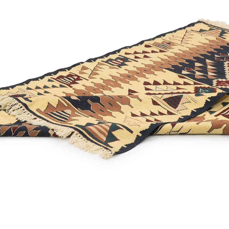 New Handwoven Turkish Kilim Rug - 3' 9" x 5' 7" (45" x 67") - K0080105