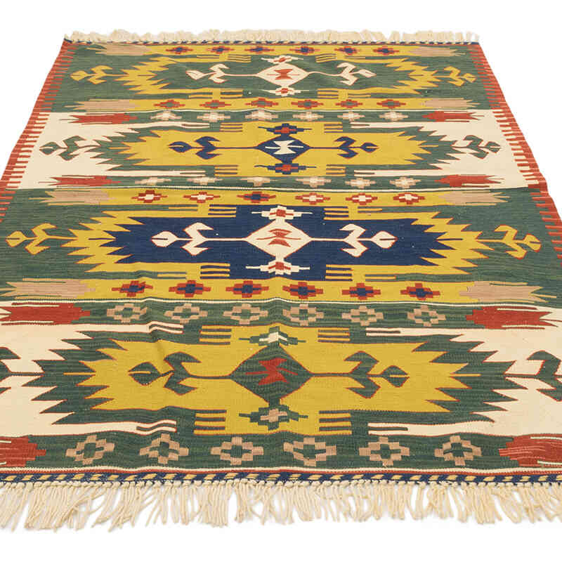 Nueva Alfombra Turca Kilim - 117 cm x 170 cm - K0080106