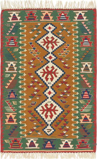 Nueva Alfombra Turca Kilim - 110 cm x 169 cm