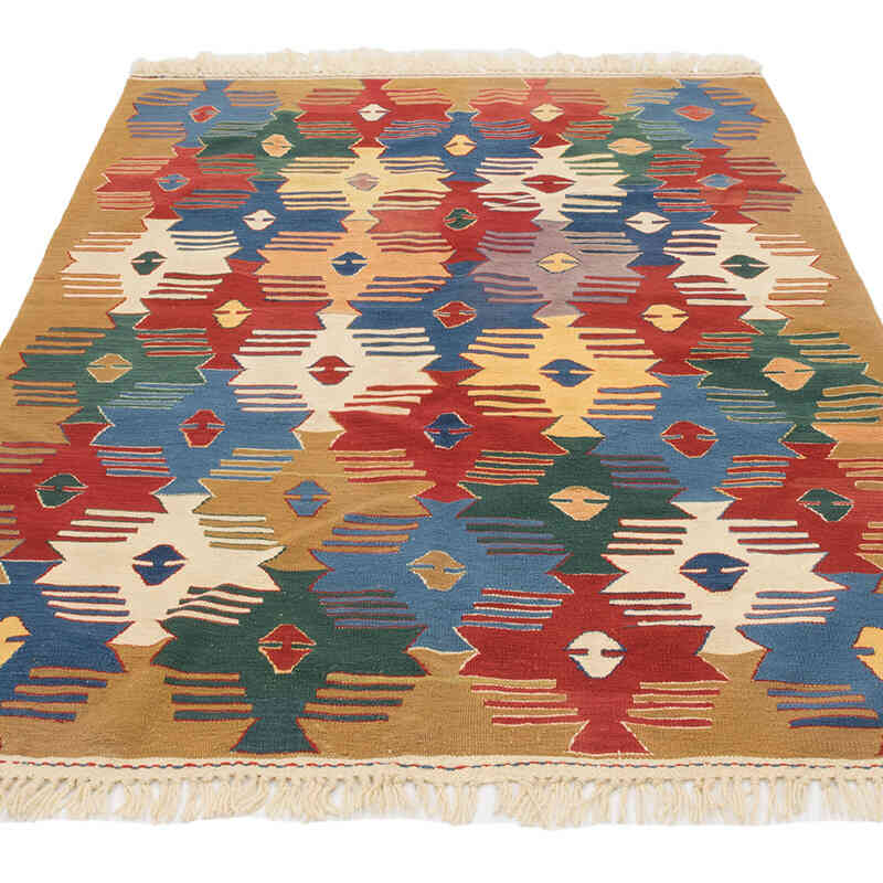 Nueva Alfombra Turca Kilim - 122 cm x 180 cm - K0080111