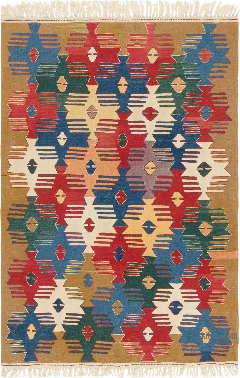 Nueva Alfombra Turca Kilim - 122 cm x 180 cm - K0080111