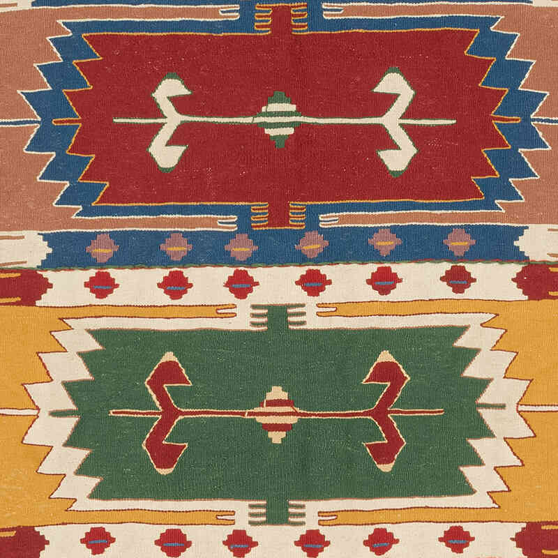Nueva Alfombra Turca Kilim - 111 cm x 164 cm - K0080112