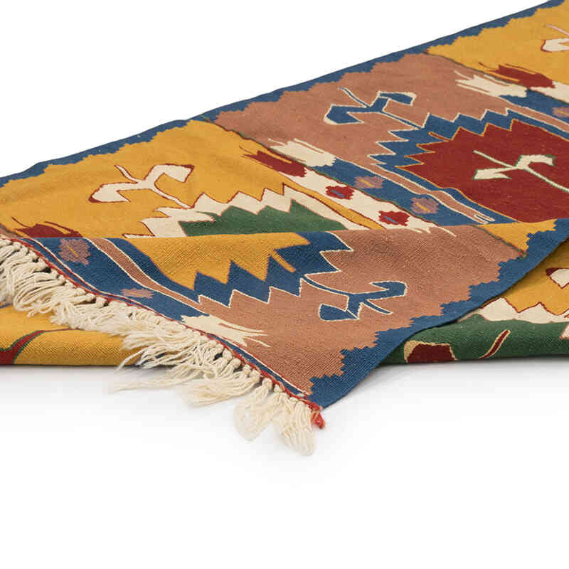 Nueva Alfombra Turca Kilim - 111 cm x 164 cm - K0080112