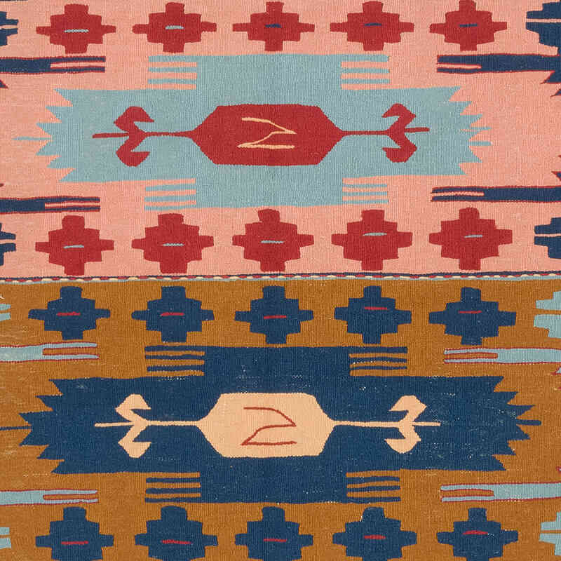New Handwoven Turkish Kilim Rug - 3' 10" x 5' 5" (46" x 65") - K0080113