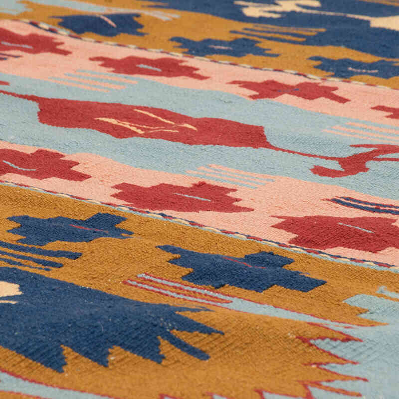 New Handwoven Turkish Kilim Rug - 3' 10" x 5' 5" (46" x 65") - K0080113