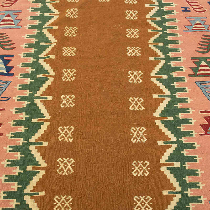 New Handwoven Turkish Kilim Rug - 3' 7" x 5' 7" (43" x 67") - K0080114