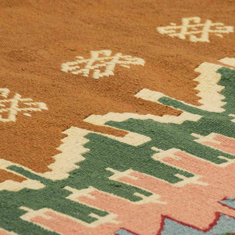 New Handwoven Turkish Kilim Rug - 3' 7" x 5' 7" (43" x 67") - K0080114