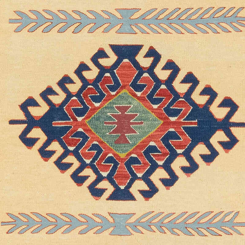 New Handwoven Turkish Kilim Rug - 3' 10" x 5' 9" (46" x 69") - K0080118