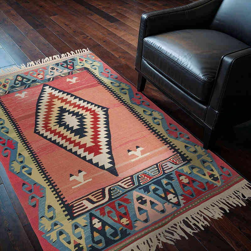 Nueva Alfombra Turca Kilim - 120 cm x 180 cm - K0080119