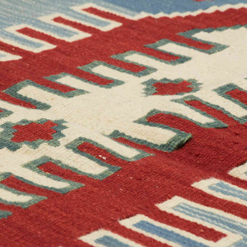 New Handwoven Turkish Kilim Rug - 3' 3" x 5' 7" (39" x 67") - K0080122