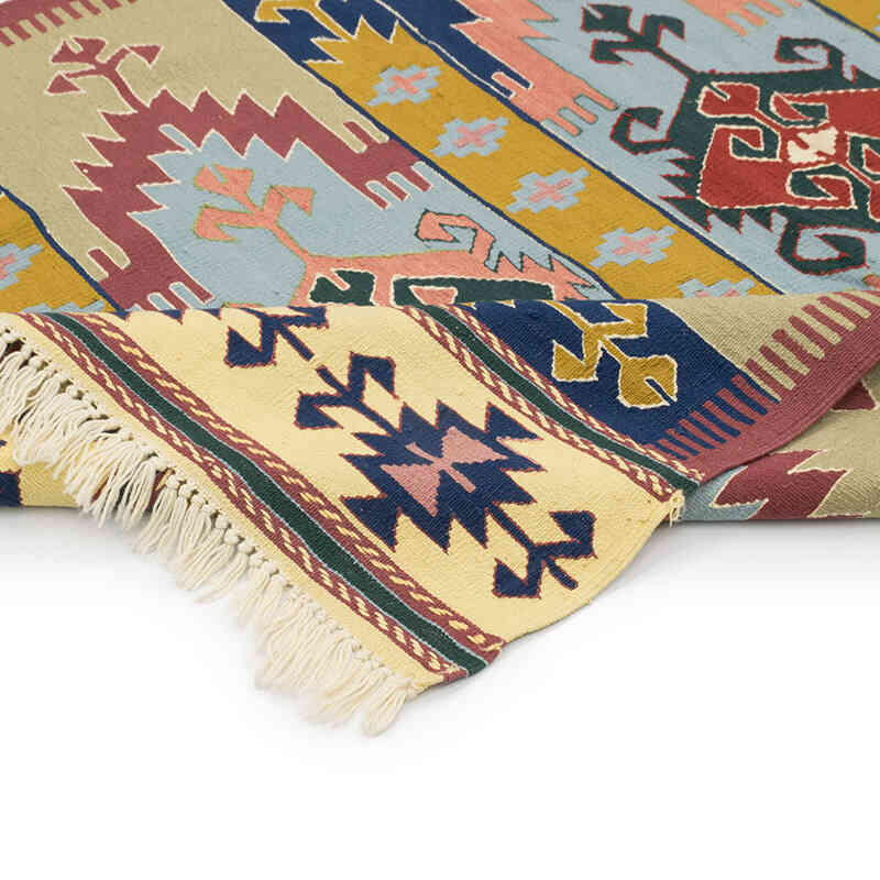 Yeni Kök Boya El Dokuma Kilim - 120 cm x 184 cm - K0080123