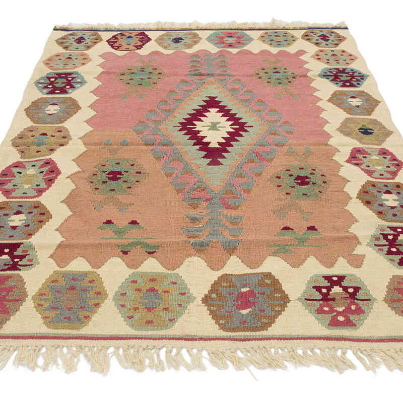 Nueva Alfombra Turca Kilim - 119 cm x 164 cm - K0080124