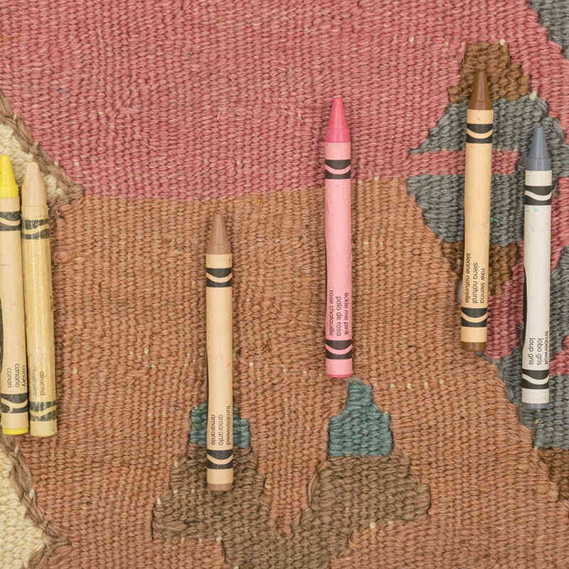 Nueva Alfombra Turca Kilim - 119 cm x 164 cm - K0080124