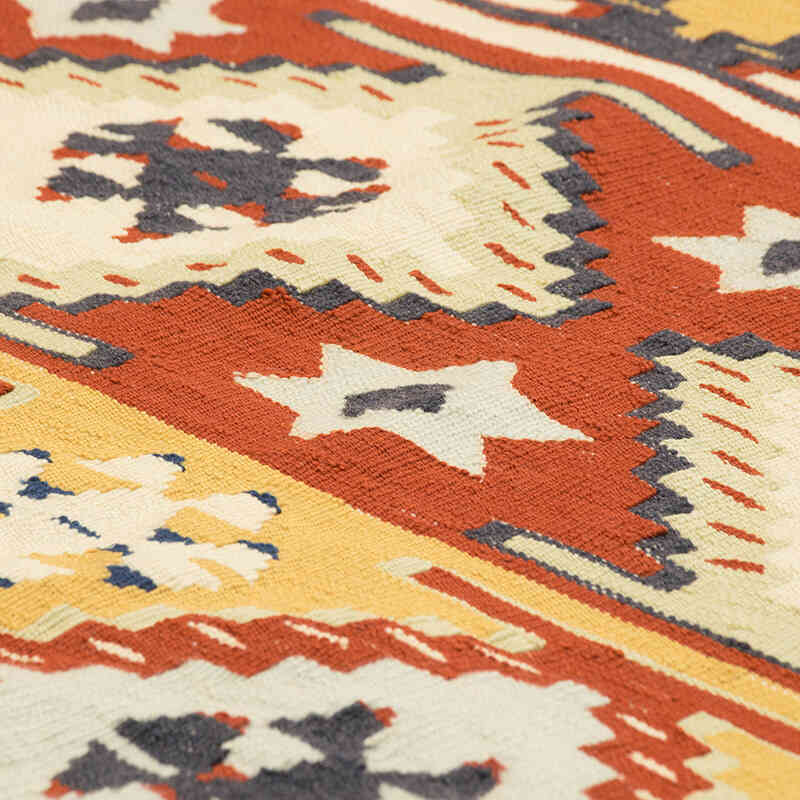 New Handwoven Turkish Kilim Rug - 3' 11" x 5' 7" (47" x 67") - K0080125
