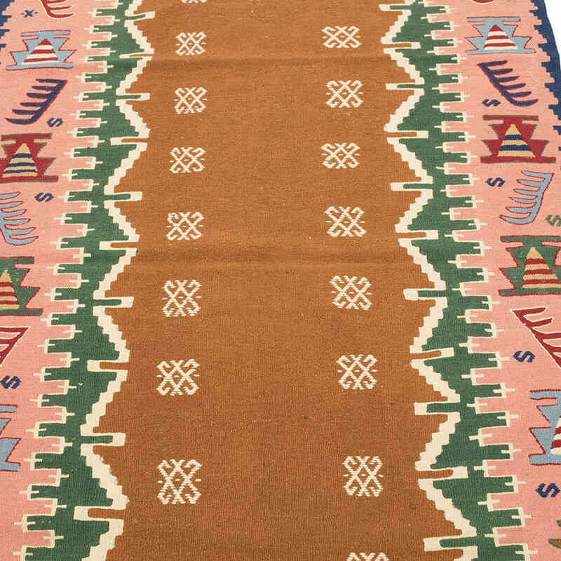 New Handwoven Turkish Kilim Rug - 3' 7" x 5' 7" (43" x 67") - K0080126
