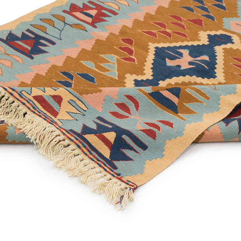 New Handwoven Turkish Kilim Rug - 3' 10" x 5' 6" (46" x 66") - K0080127