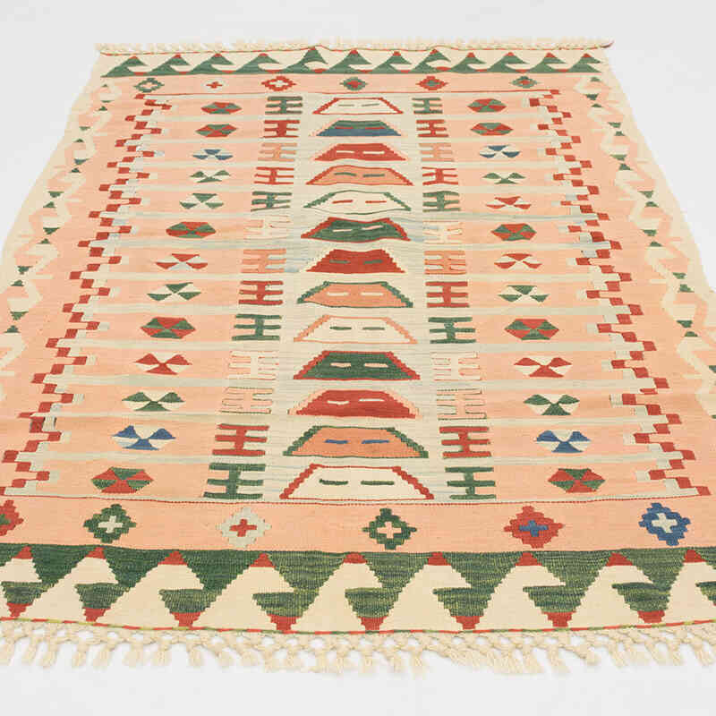 Yeni Kök Boya El Dokuma Kilim - 112 cm x 165 cm - K0080130