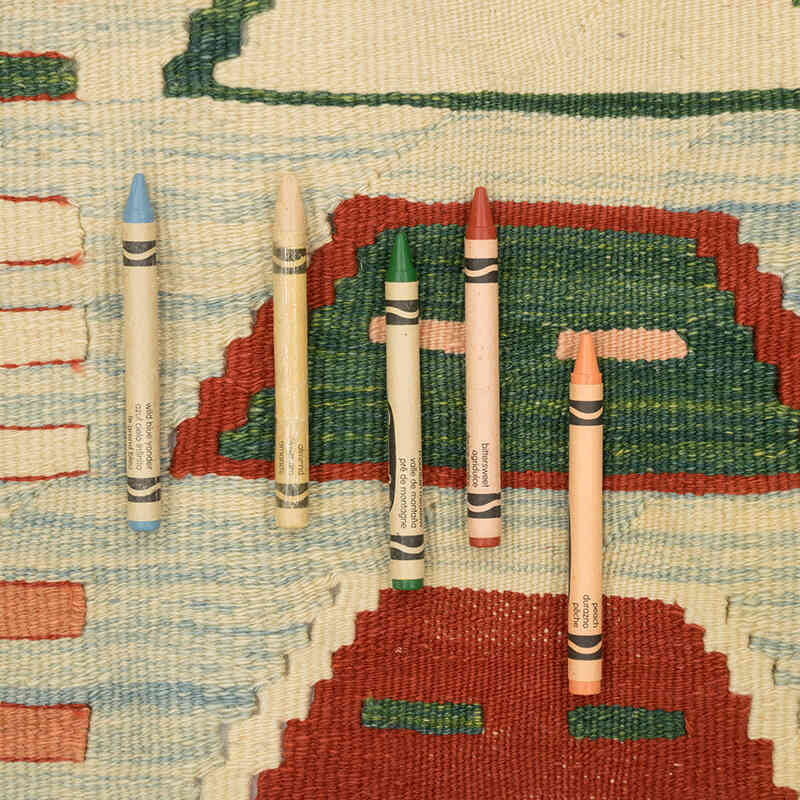 Yeni Kök Boya El Dokuma Kilim - 112 cm x 165 cm - K0080130
