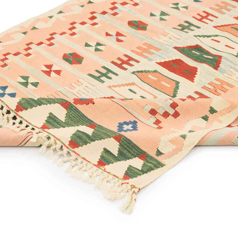 Yeni Kök Boya El Dokuma Kilim - 112 cm x 165 cm - K0080130