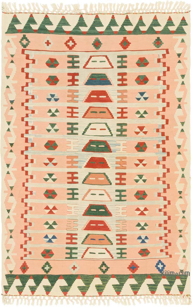 Yeni Kök Boya El Dokuma Kilim - 112 cm x 165 cm - K0080130