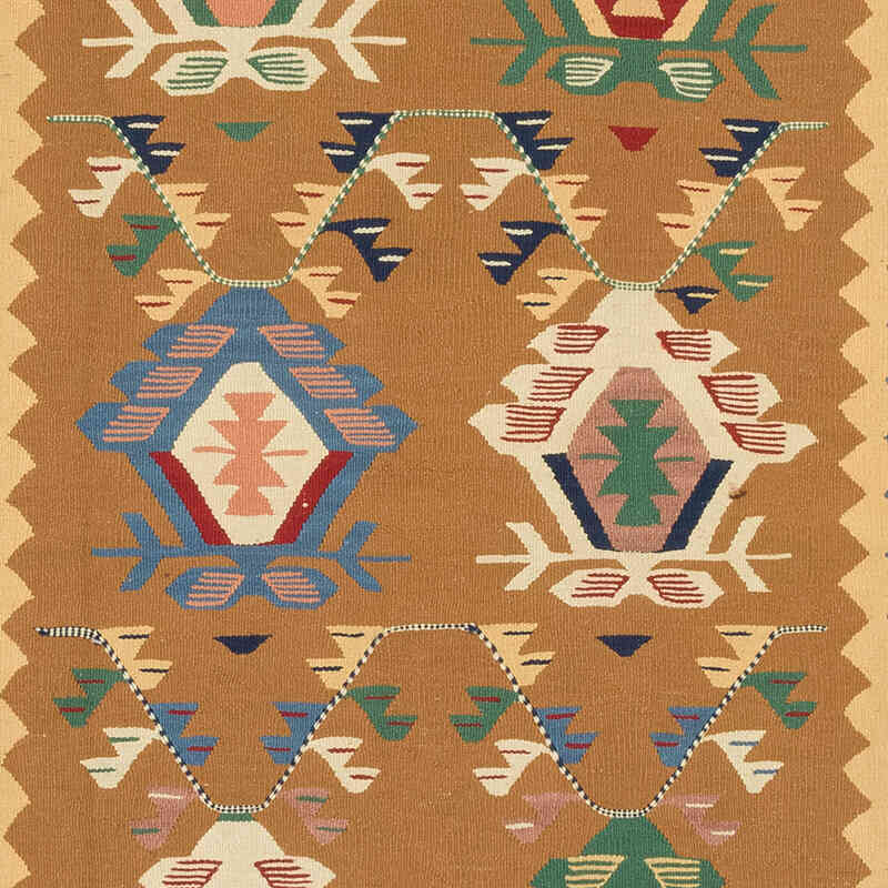 New Handwoven Turkish Kilim Rug - 3' 9" x 5' 7" (45" x 67") - K0080132