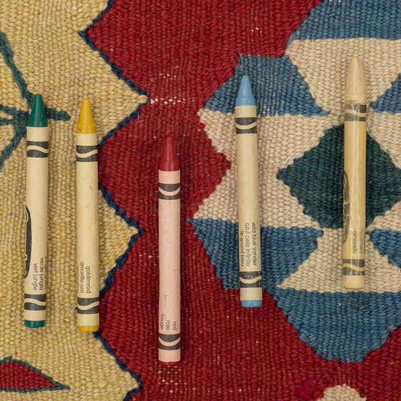 New Handwoven Turkish Kilim Rug - 3' 9" x 5' 3" (45" x 63") - K0080134