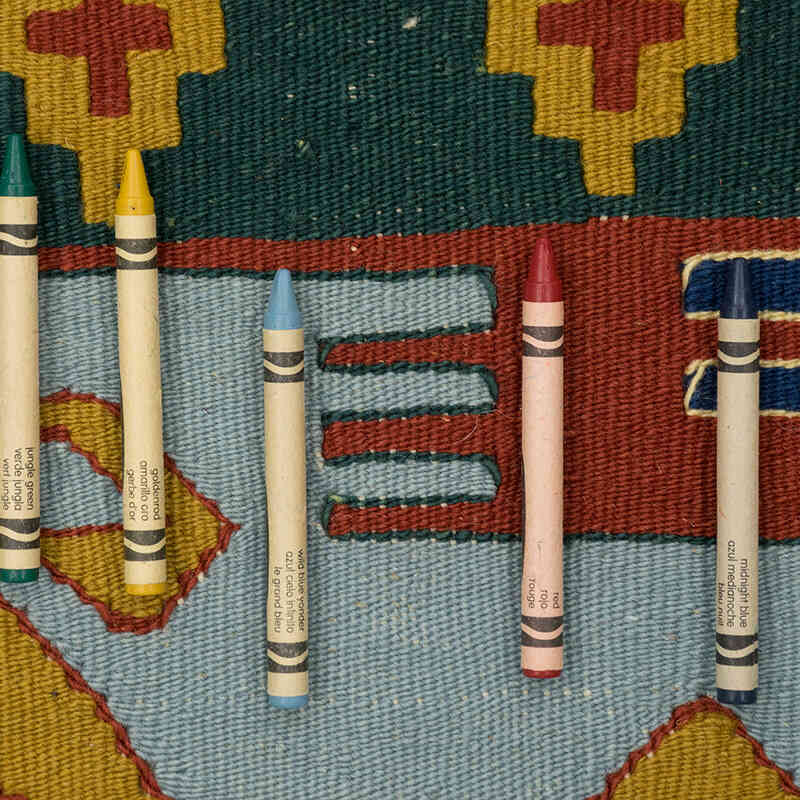 Nueva Alfombra Turca Kilim - 118 cm x 181 cm - K0080135