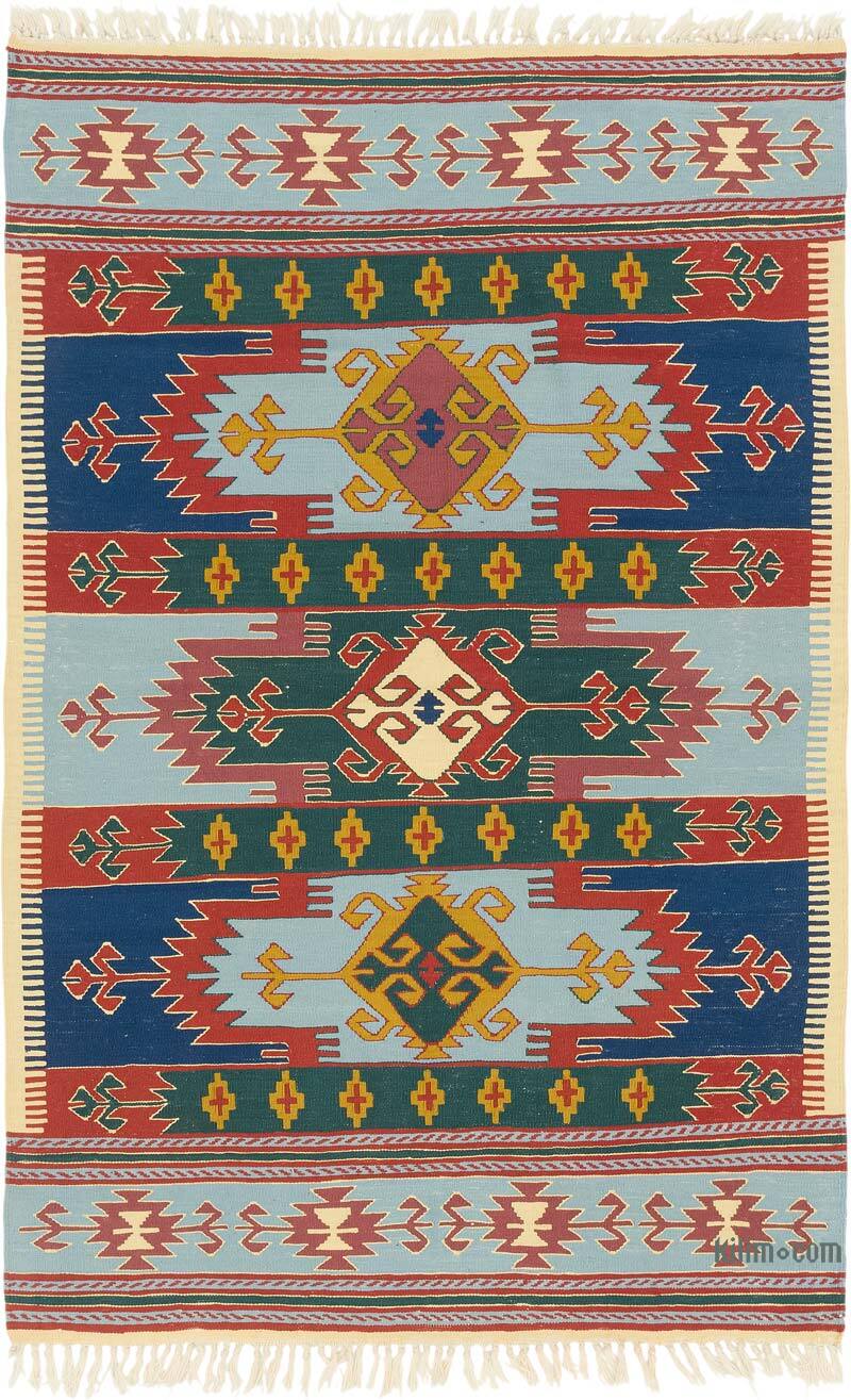 Nueva Alfombra Turca Kilim - 118 cm x 181 cm - K0080135