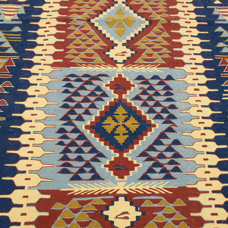 Yeni Kök Boya El Dokuma Kilim - 115 cm x 168 cm - K0080137