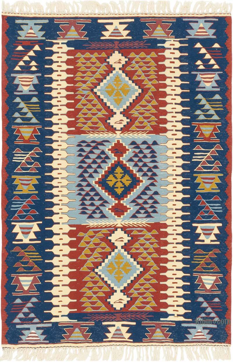 Yeni Kök Boya El Dokuma Kilim - 115 cm x 168 cm - K0080137