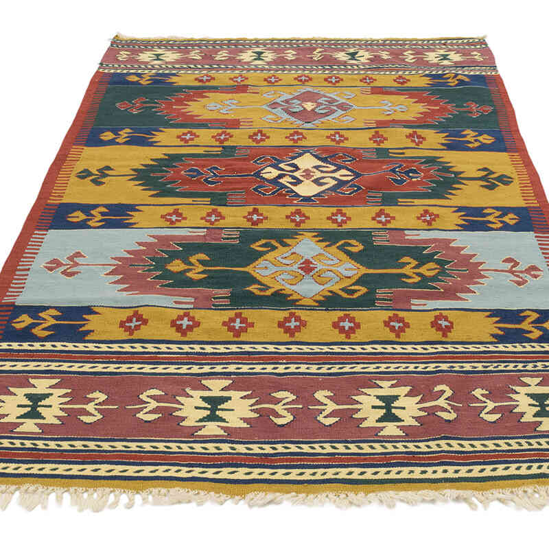 Nueva Alfombra Turca Kilim - 120 cm x 194 cm - K0080140
