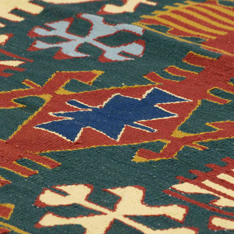 New Handwoven Turkish Kilim Rug - 3' 8" x 5' 8" (44" x 68") - K0080141