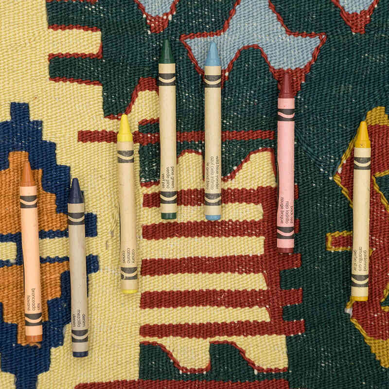 New Handwoven Turkish Kilim Rug - 3' 8" x 5' 8" (44" x 68") - K0080141