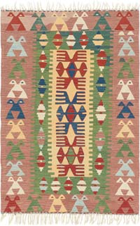 Yeni El Dokuma Türk Kilimi - 113 cm x 168 cm