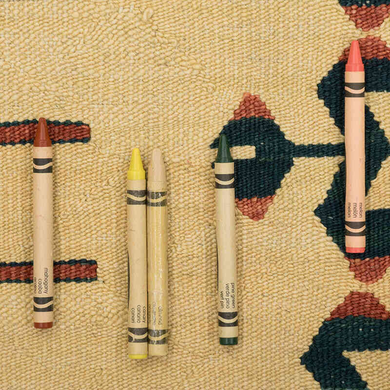 New Handwoven Turkish Kilim Rug - 3' 8" x 5' 5" (44" x 65") - K0080143