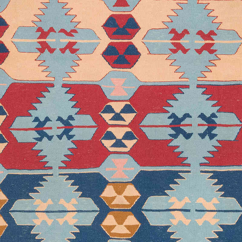 New Handwoven Turkish Kilim Rug - 3' 10" x 5' 7" (46" x 67") - K0080144