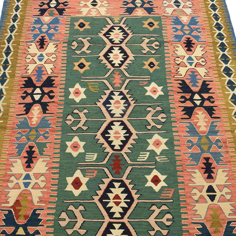 New Handwoven Turkish Kilim Rug - 4'  x 5' 10" (48" x 70") - K0080145