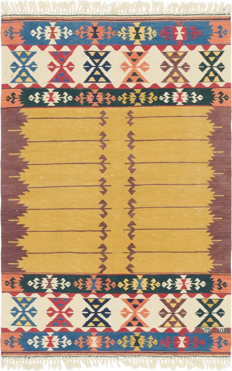 Yeni Kök Boya El Dokuma Kilim - 115 cm x 170 cm - K0080146