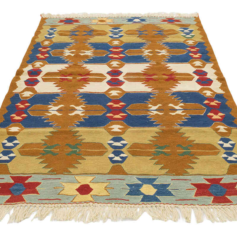 Yeni Kök Boya El Dokuma Kilim - 117 cm x 170 cm - K0080148