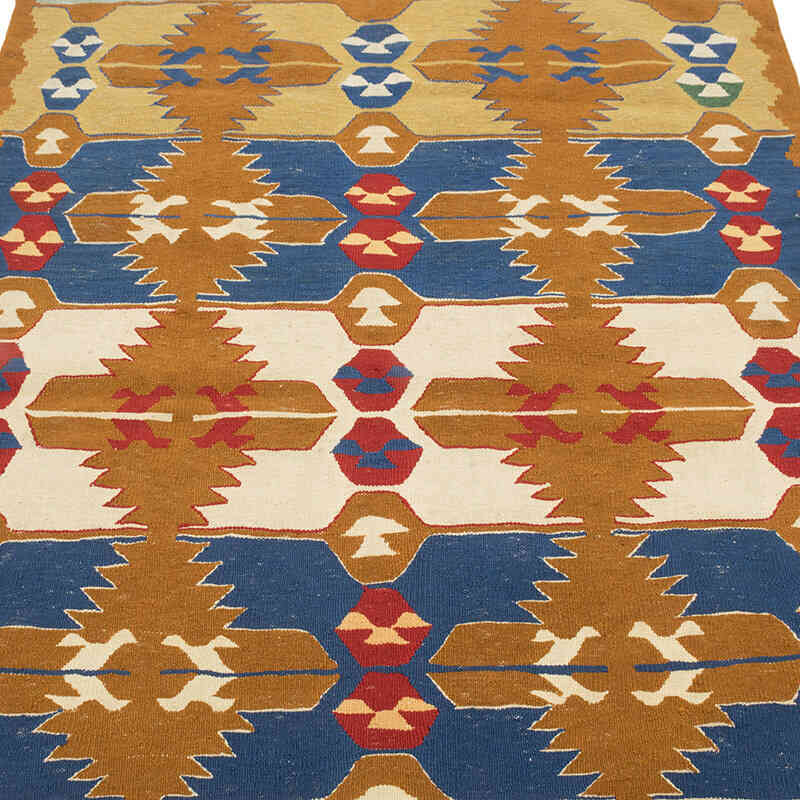 Yeni Kök Boya El Dokuma Kilim - 117 cm x 170 cm - K0080148
