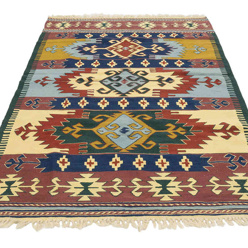 Nueva Alfombra Turca Kilim - 117 cm x 180 cm - K0080149