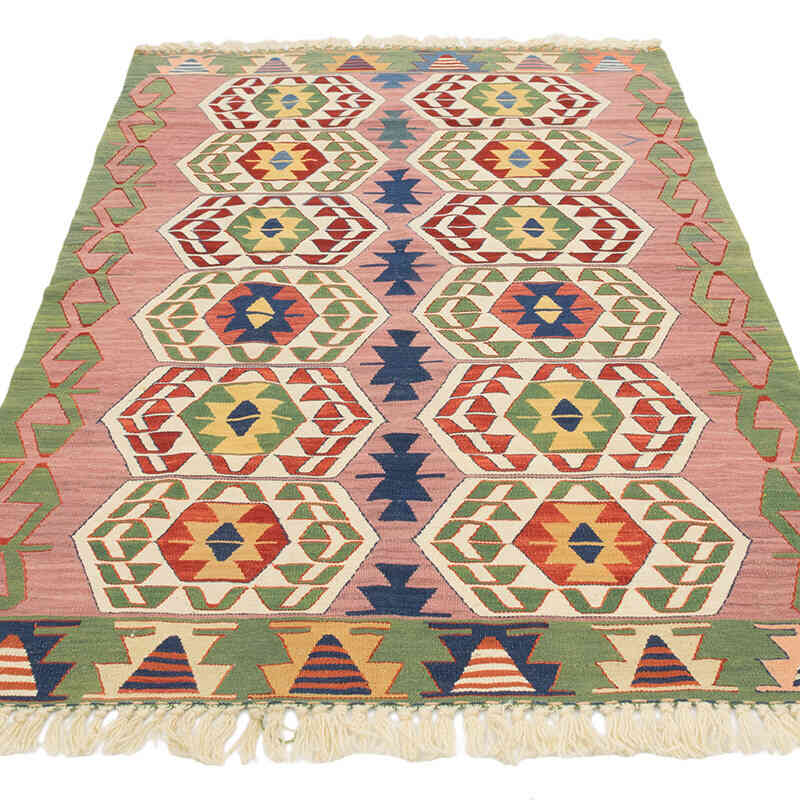 Yeni Kök Boya El Dokuma Kilim - 110 cm x 165 cm - K0080151