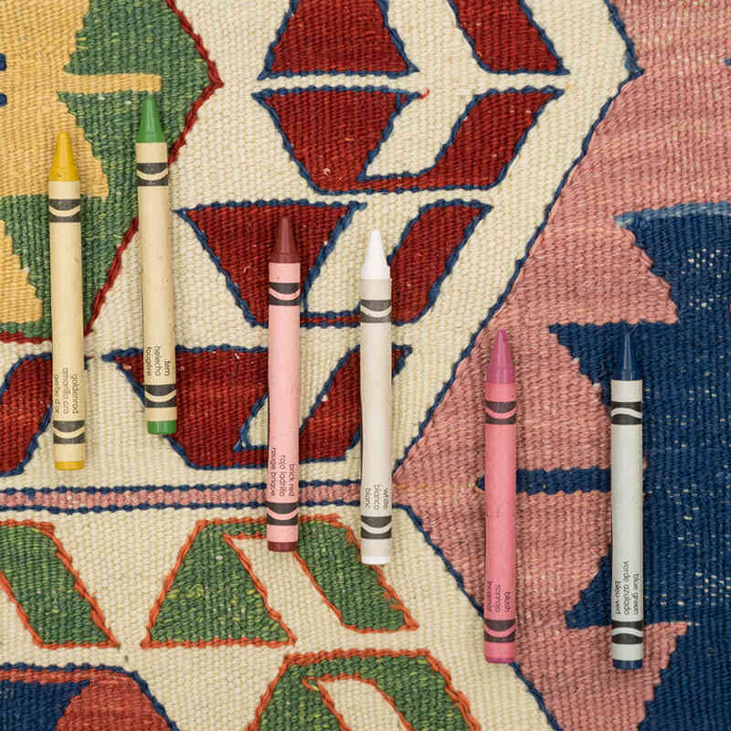 Yeni Kök Boya El Dokuma Kilim - 110 cm x 165 cm - K0080151