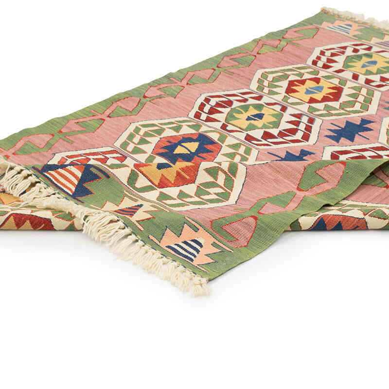 Yeni Kök Boya El Dokuma Kilim - 110 cm x 165 cm - K0080151